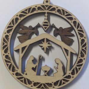 #47-Nativity Round-3 - Manger