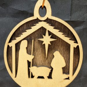 #33-Round Nativity - Small