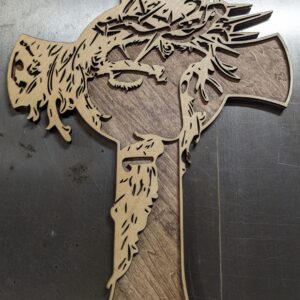 Cross With Jesus Face