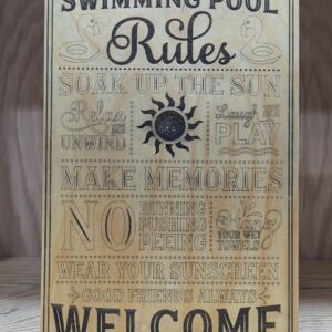 Swimming Pool Rules