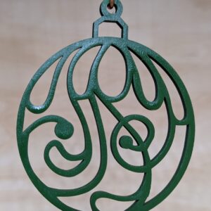 #16-Fancy Round - Green