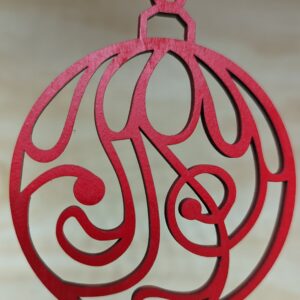 #18-Fancy Round - Red