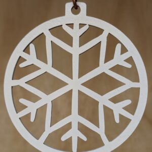 #23-Snowflake-2 - White