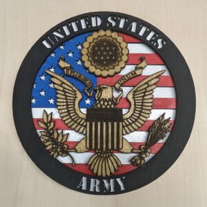 Circle Flag Army - 6"