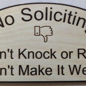 No Soliciting