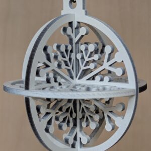 #14-Christmas Ball-5 - White