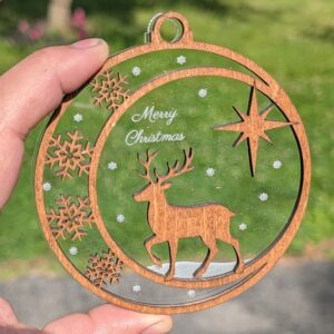 Acrylic/Wood Deer